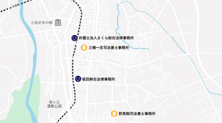 五所川原市の債務整理に強い弁護士と司法書士のマップ